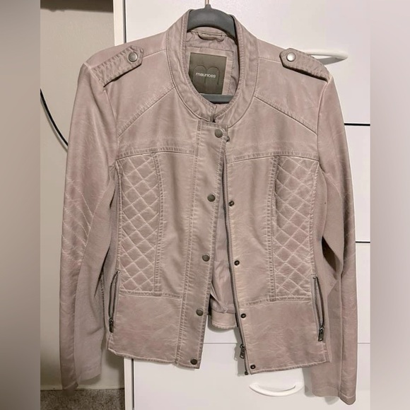 Maurices Jackets & Blazers - Maurice’s dusty purple faux leather jacket size LG